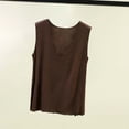 thumbnail image 2 of ZVNAΖH Women's Plus Size Modal Tank Top, V-Neck Ruffle Hem Sleeveless Summer Layering Tops Undershirt, M-5XL, 2 of 5