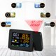 thumbnail image 4 of Reloj despertador con proyección para dormitorio con estación meteorológica, termómetro para interior y exterior con sensor inalámbrico, higrómetro/monitor de humedad, 4 of 5