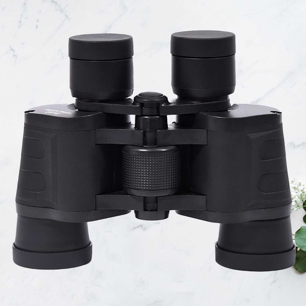 Gongxipen 8x40 Common Telescope High Magnification Binoculars Outdoor Portable Durable Telescope for Professional and Personal Use (Black)