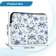 thumbnail image 3 of Laptop Inner Case 13.4x10.2In Laptop Case Is Suitable For 13-14In Laptop For Work Travel Outdoors Colorful Small Flowers, 3 of 7