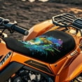 thumbnail image 4 of Uorisanigo Inked Turtle ATV Seat Cover Waterproof Non-Slip Universal Four Wheeler Seat Cover Elastic ATV Back Seats Powersports Cushion Covers Breathable Padded Protection, 4 of 7