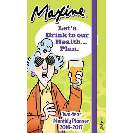 Maxine 2 Year Monthly Planner 2016 2017 Walmart Com