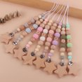 thumbnail image 3 of Zioy Infant Pacifier Clip Cartoon Star Creative Safe Lightweight Smooth Soothe Beech Baby Pacifier Clip Chain Home Supplies, 3 of 7
