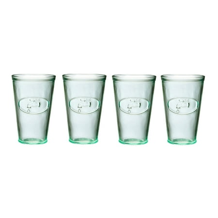 

Amici Home Water Tap Hiball Drinking Glass 16 oz 4 Set Clear