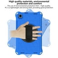 thumbnail image 5 of Dteck Case for Samsung Galaxy Tab A 8.0-inch T290 T295 (2019 Released) ,Shockproof Rubber Hybrid EVA Protection Hand /Shoulder Strap Hard Kickstand Back Cover,Blue+Black, 5 of 6