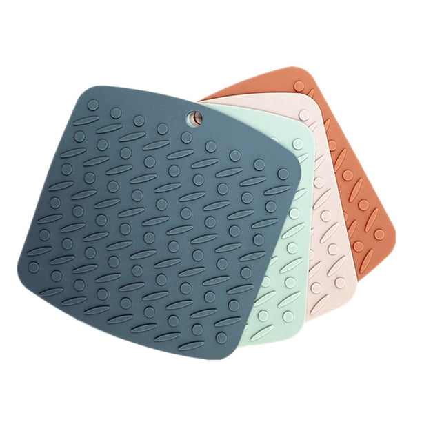 unbranded Base Para Ollas De Silicona Con Aislamiento Térmico Y Superficie Antideslizante Color Verde