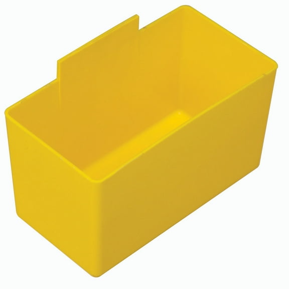 Quantum Storage 2.8" Wide x 3" High, Yellow Bin Cup Use with Quantum Storage Systems - Shelf Bin