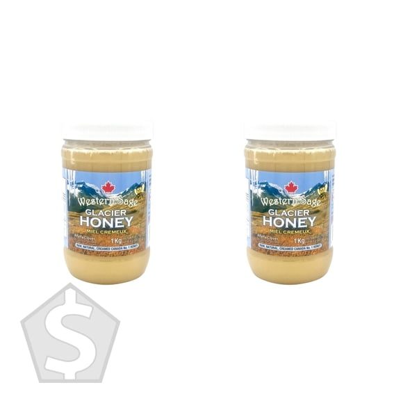 Miel de Sauge Occidentale KB 1 kg GLACIER P660 - Lot de 2