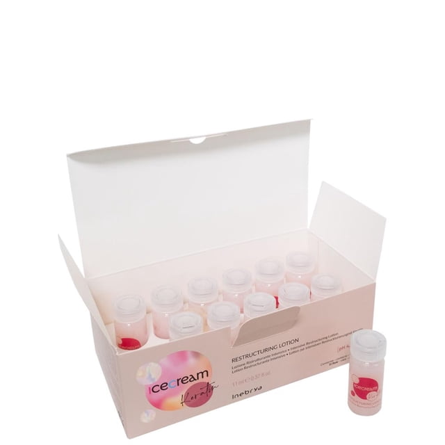 Inebrya Ice Cream Loción Reestructurante Queratina 12x11ml