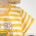 thumbnail image 6 of Toddler Boys Summer Clothes 2 Piece Set Short Sleeve Graphic Print T-Shirt Top & Elastic Waist Shorts Outfits 2T 3T 4T 5T Kaprioy, 6 of 8