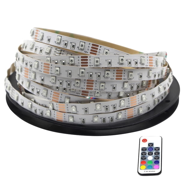 Matsuzay Tira de luces LED de cuerda, tira de lámpara USB RGB para habitación, cinta de fondo de TV, tira de iluminación de 5V, 3M, decoración de Iluminación y accesorios Matsuzay HA003326-00