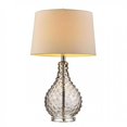 thumbnail image 1 of Benzara BM131785 GIA Contemporary Castle Rock Glass Table Lamp, Translucent, 1 of 1