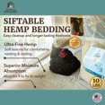 thumbnail image 3 of Premium Poultry 10 Lb Hemp Cozy Coop Siftable Chicken Bedding for Coops & Small Animals, 3 of 10