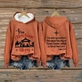 thumbnail image 4 of Christmas True Story Hoodies for Women 2025 Long Sleeve Christian Hooded Sweatshirt Pullover Tops, 4 of 5
