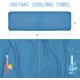 thumbnail image 5 of Toalla de refrigeración Amgico, toallas deportivas de microfibra para fitness, toallas de refrigeración para cuello y cara, toalla fría superabsorbente para camping, senderismo, gimnasio, fitness, yoga, entrenamiento Zhivalor  WMZL-1787-5, 5 of 6