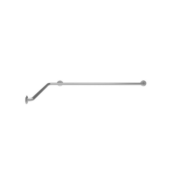 Bradley 8322-0591530 - Corner Grab Bar, 15" x 30", Concealed, 1-1/4"OD - Safety Grip - Left Hand