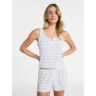 No Boundaries Bralette and Foldover Shorts Sleep Set, 2-Piece