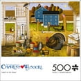 thumbnail image 2 of Buffalo Games Charles Wysocki Turkey In The Straw 500-Piece Interlocking Jigsaw Puzzle for Adults Ages 14+, 2 of 5