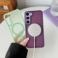 thumbnail image 2 of Magnetic Designed for Samsang Galaxy S24 Case [-Grade Drop Tested] [Compatible with Magnet] Slim Frosted Case for Galaxy S24 Case Phone Case (6.2"), Black, 2 of 7