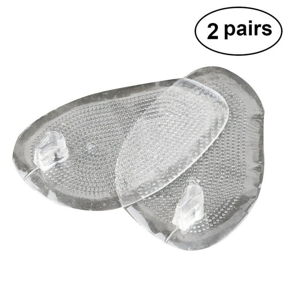 2 pares de almohadillas de gel de silicona para dedos del pie, protectores de gel para sandalias de dedo del pie, plantillas, almohadillas de agarre para zapatos.