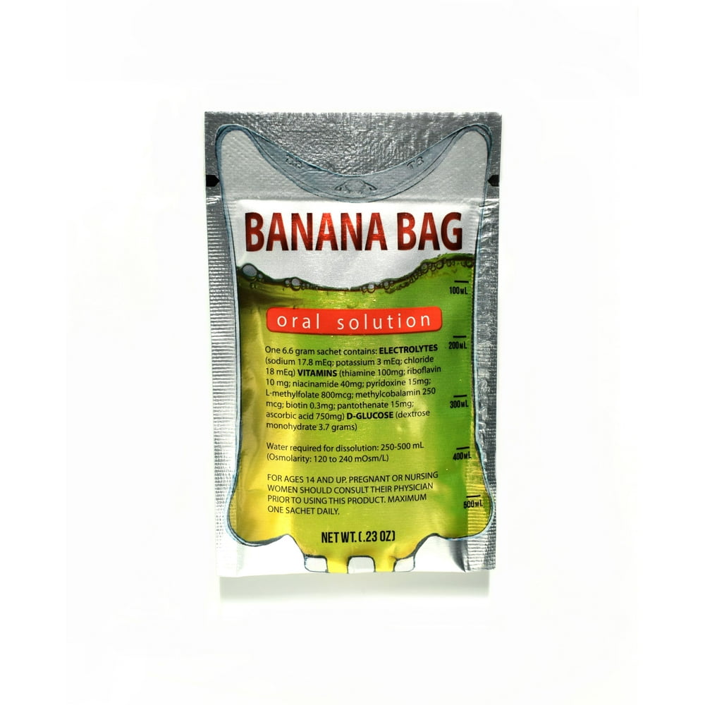 Banana Bag Multivitamin and Electrolyte Oral Solution 15 Pack