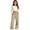Khaki, variant on UACY Girls Wide Leg Sweatpants Cute Baggy Sweat Pants Straight Leg Petite Lounge Pants High Waisted Joggers with Pockets