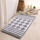 thumbnail image 5 of Yhmxh Alfombrillas de baño para baño Alfombra de baño Alfombrillas de baño de estilo conciso, antideslizantes, absorbentes y gruesas, para entrada, dormitorio Decoración del baño, 5 of 5