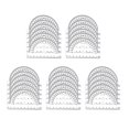 thumbnail image 2 of Miangastore Outil de Mesure d'Angle, Protracteur en Plastique Transparent 30 Pcs, 2 of 8