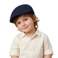 thumbnail image 4 of XIYON Kids Boys Summer Visor Hat Solid Color Adjustable Straps Breathable Lightweight Cap For Outdoor Activities,Navy,3-16 Years, 4 of 4