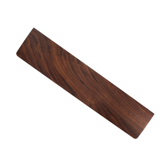 Raindrops Walnut Wrist Pad 1Pc Natural Style Ergonomic Support for Comfortable -Term Typing