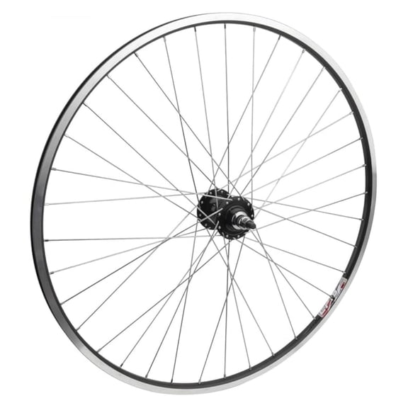 Weinmann LP18 Rear Wheel - 700c, 36H, Fixie/Freewheel, Black/Black/Silver