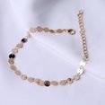 thumbnail image 1 of 2 tobilleras de playa, tobilleras de disco brillante, joyería de moda simple, oro LingWen 8390611449261, 1 of 1
