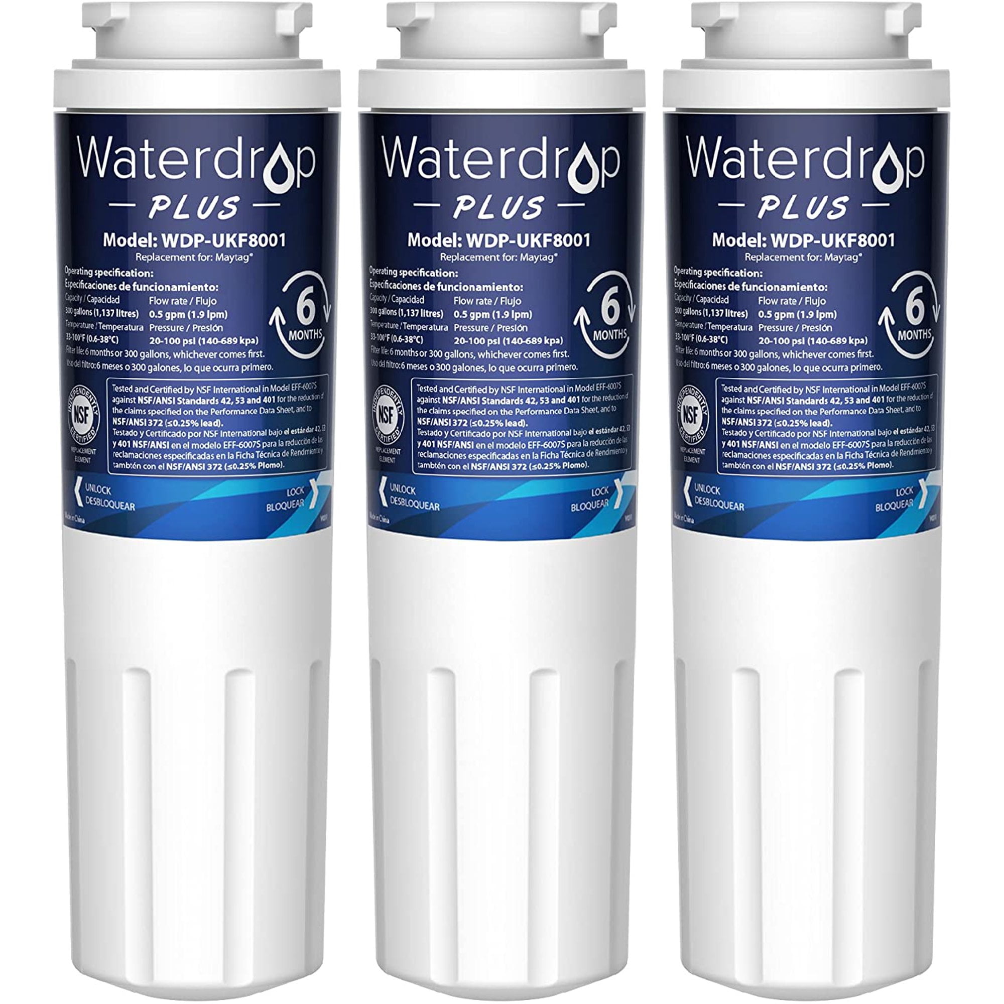 Refrigerator Water Filter for Maytag Whirlpool KitchenAid 67006633 67006637 