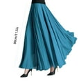 thumbnail image 3 of Women 2 Layers Chiffon Lyrical Dance Long Skirt for Latin Ballet Performances, 3 of 17