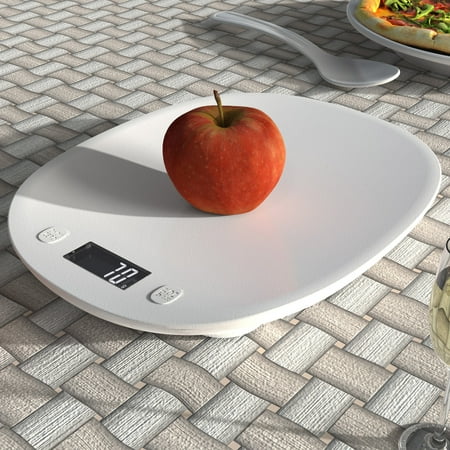 

NIUREDLTD 10kg Ergonomic Design Disk Shape Attractive Intelligent Household Electronic Kitchen Scale