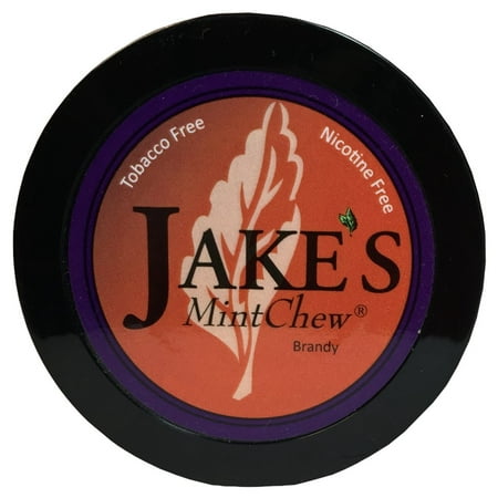 Jake's Mint Chew - Brandy - Tobacco & Nicotine (Best Tasting Chewing Tobacco)