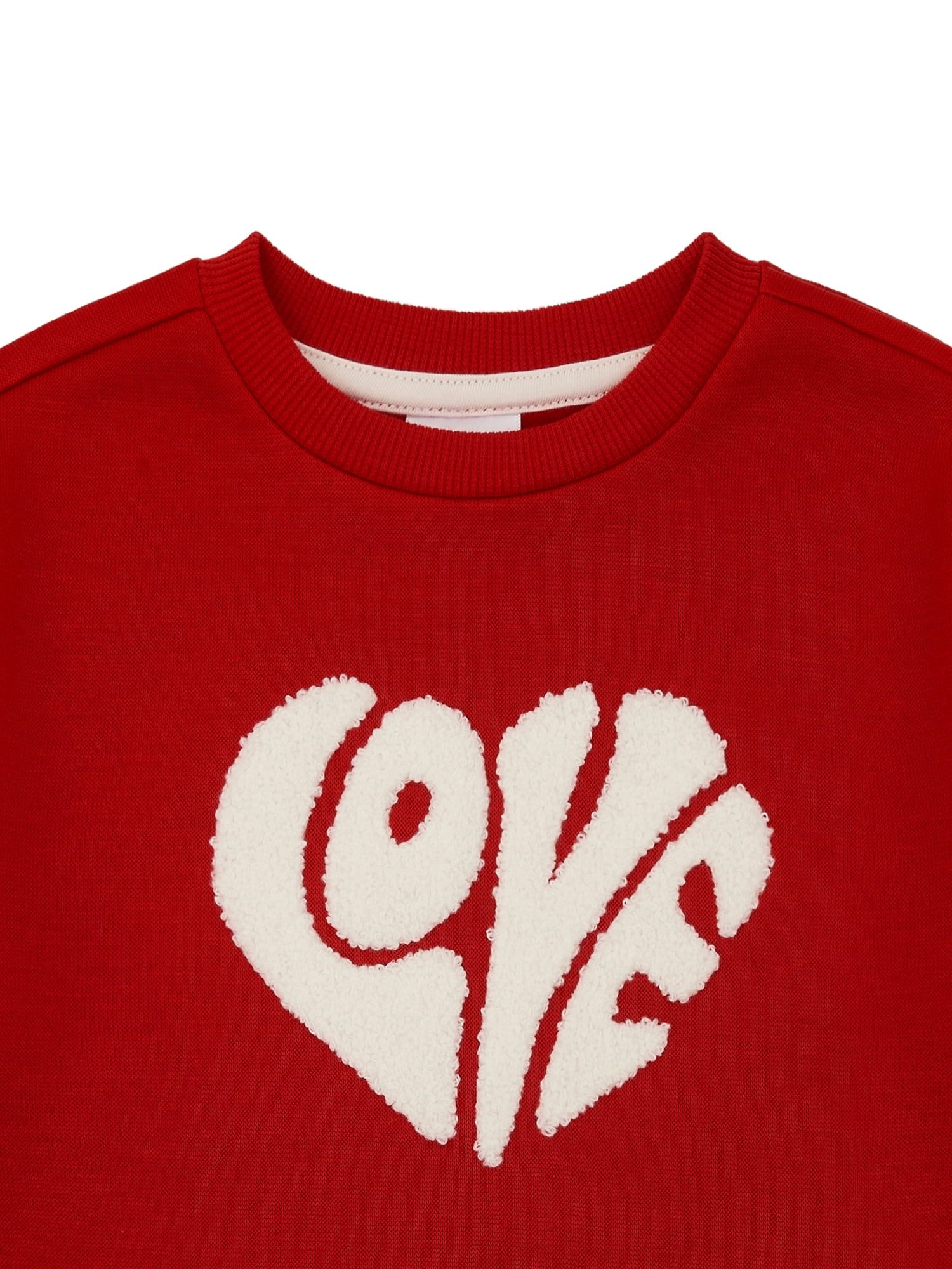 Way to Celebrate Toddler Boy Valentine's Day Crewneck, Sizes 12M-5T