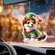 thumbnail image 4 of Uuiauoio Festive 2D Christmas Ornament with Design, Acrylic Hanging Decoration for Tree and Home Decor, Car Rearview Mirror Pendant and Seasonal Gift for Holiday Celebration, 4 of 6