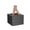 Black/Without Essential Oils, variant on Flame Aroma Diffuser Mini Humidifier, Compact Campfire Style Essential Oil Diffuser with 7-Color Gradient Night Light, Quiet Ultrasonic Desk Diffuser with Auto Shut-Off for Home/Office/Bedroom