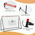 thumbnail image 5 of KAIHAOWIN Soccer Rebound Net – 6'x4' Adjustable Angle Steel Soccer Rebounder for Backyard Training, Football, Volleyball, and More, 5 of 7