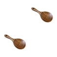 thumbnail image 4 of Cucharas de cocina de teca Injueey espumadera para sopa paleta de arroz 18 cm x 8 cm 2Conjunto, 4 of 6
