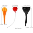 thumbnail image 3 of MasteelfCA 1 Set Oil Funnel Capless Gas Tank Funnel Transmission Funnel Gas Funnel With Hose, 3 of 8