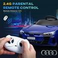 thumbnail image 4 of Aosom 12V 3.1 MPH Kids Ride on Car w/ Remote Control, Suspension, Navy Blue, 4 of 10
