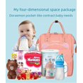 thumbnail image 5 of Bolsa de momia de gran capacidad, bolsa para madre y bebé, mochila de moda impermeable mejorada, bolsa de salida multifuncional, bolsa para mujeres embarazadas, 5 of 5
