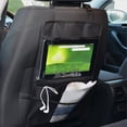 thumbnail image 7 of Premium Leather Car Seat Back Organizer – Anti-Kick Multi-Functional Storage Bag with Tablet Holder, Universal Fit for SUVs, Sedans & Minivans Black, 7 of 7