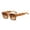 Gold, variant on Classic Frame Sunglasses UV400 Protection Fashion Shades Lightweight Outdoor Eyewear for Daily Wear 6.7 inches