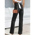 thumbnail image 2 of Women's Wide Leg Jeans High Waisted Stretchy Straight Leg Jeans Loose Trendy Denim Pants with Pocket, 2 of 12