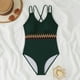 thumbnail image 5 of Trajes de baño de una pieza para mujer Traje de baño de color sólido para mujer Bikini femenino con traje de baño sin tirantes traje de baño para mujer, 5 of 9