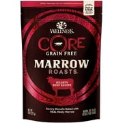 Wellness CORE Marrow Roasts Grain Free Dog Treats, Baked with Meaty Marrow Roast, Made in USA, Small Dogs, Medium Dogs, Large Dogs, Training Treats, Healthy, Natural