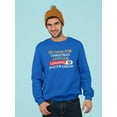 thumbnail image 2 of Be Good For Christmas  Sweatshirt Men -Image by Shutterstock, Male Small, 2 of 4